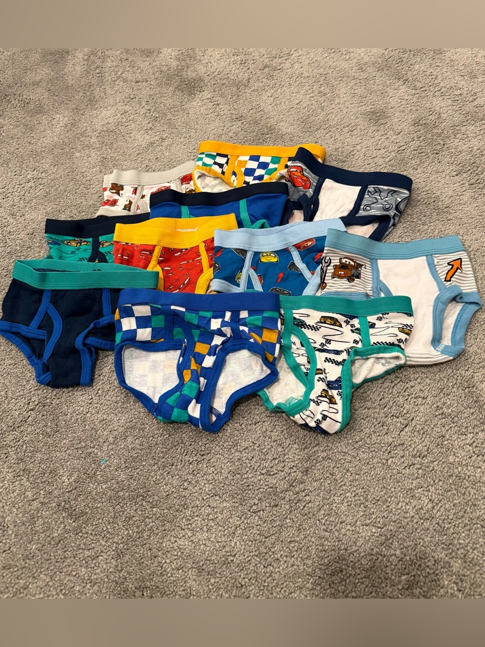 wonder nation Boys Briefs Pack - Blue, Green, Yellow, Red, White Mix
